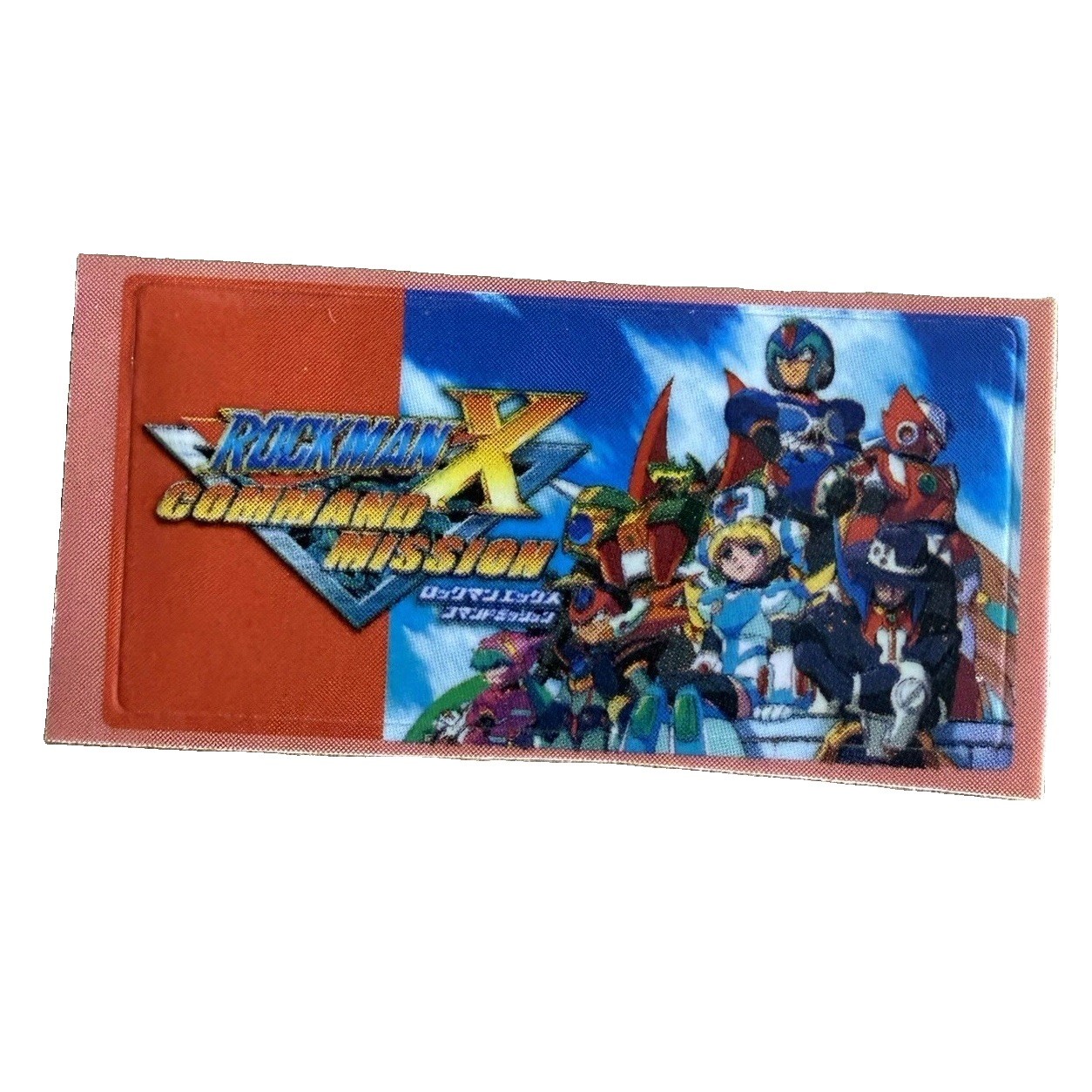 Sony PlayStation 2 PS2 Rockman Mega Man X Command Mission Memory Card Sticker