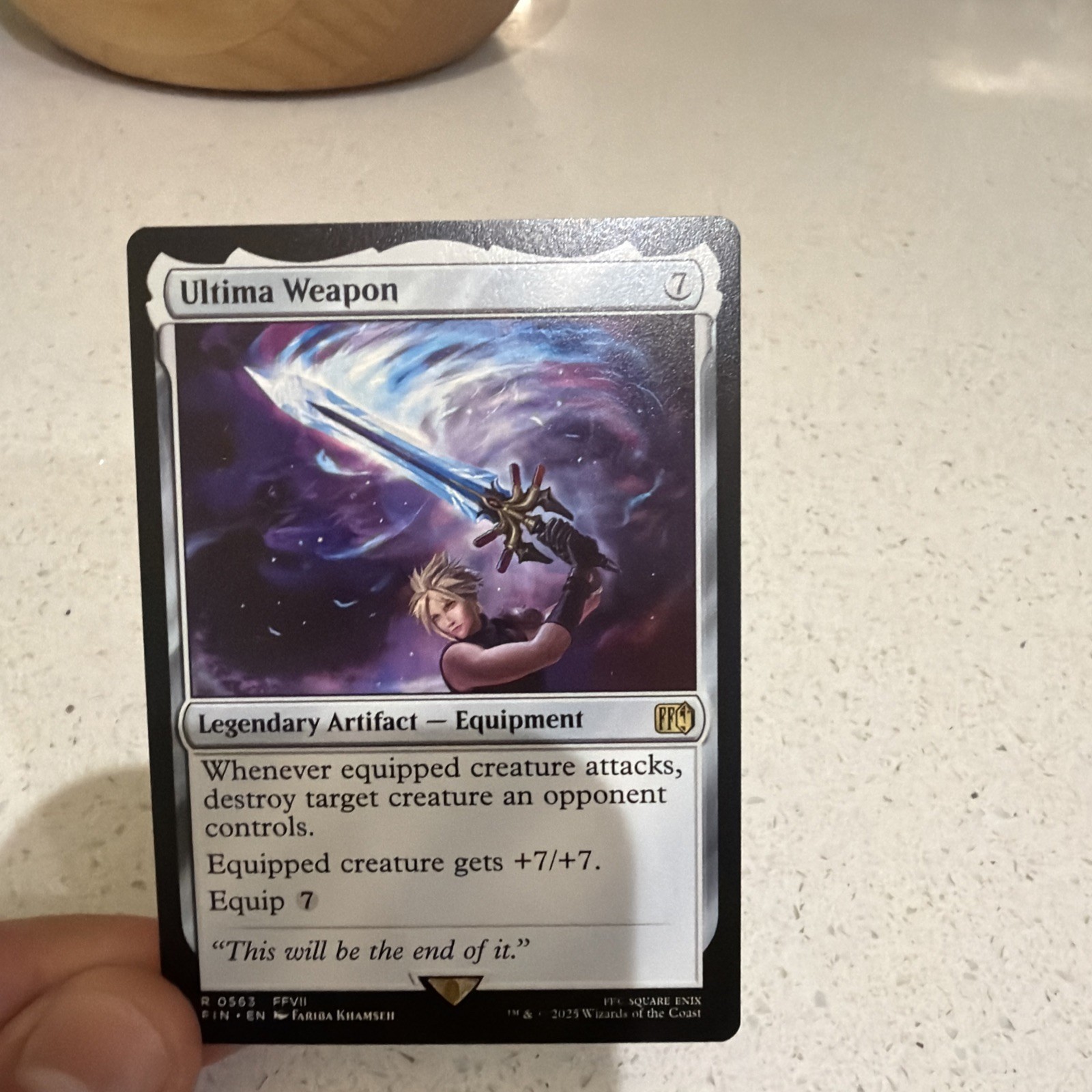 Ultima Weapon Final Fantasy Magic: The Gathering Card Near Mint Condition