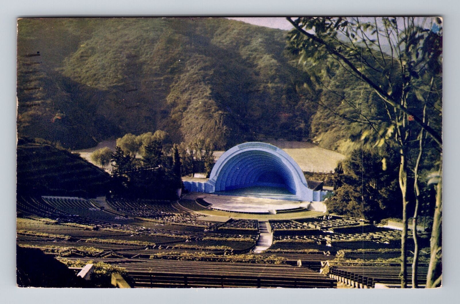 Hollywood CA-California, World Famous Hollywood Bowl, Vintage c1950 Postcard