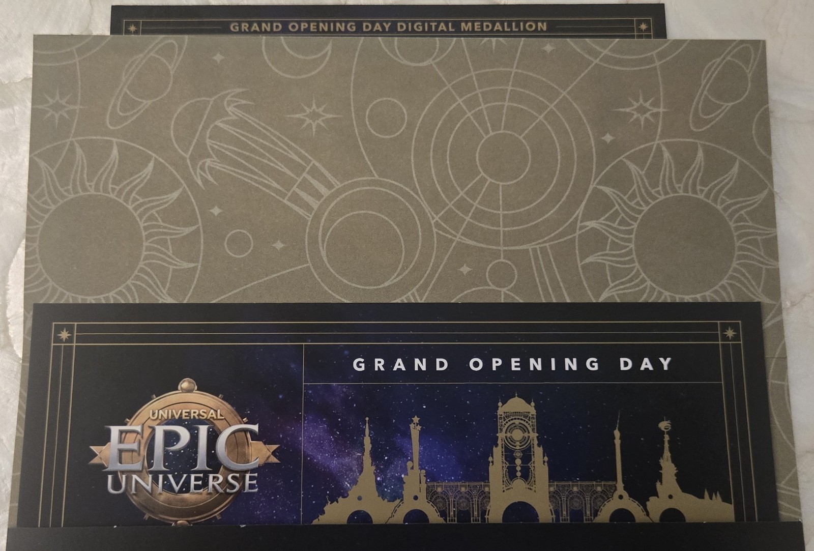 Universal EPIC UNIVERSE Grand OPENING TEAM MEMBER EXCLUSIVE Medallion Coin Set