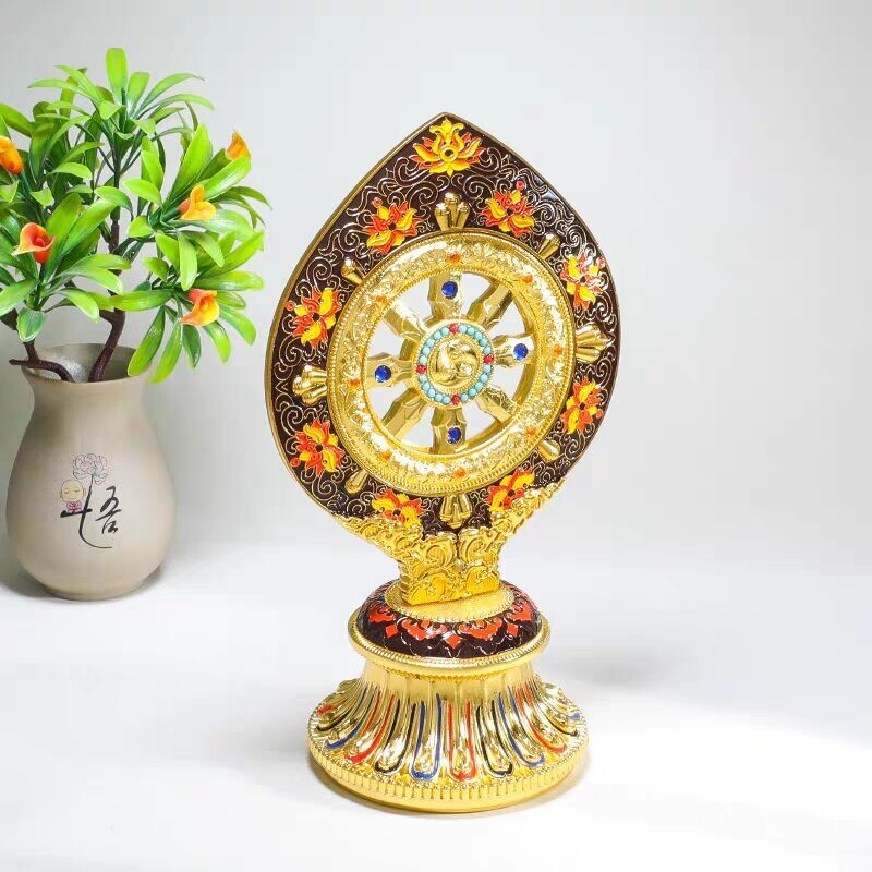 Tibetan Buddhist Wheel Law The Wheel of Dharma Buddhist Supplies Collect