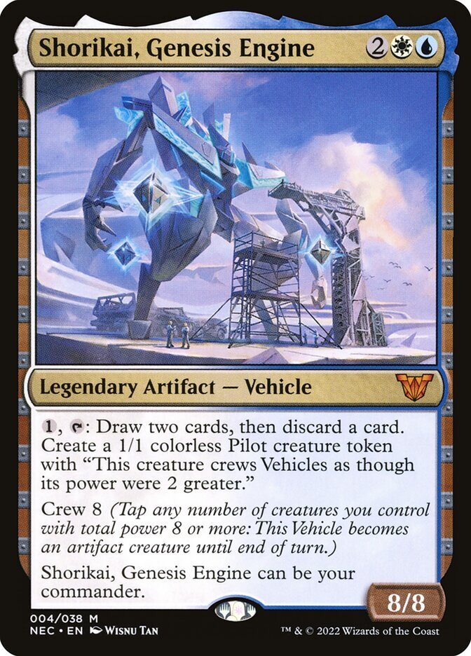 Shorikai, Genesis Engine | NM | EN Commander: Kamigawa Neon Dynasty Vehicle MtG