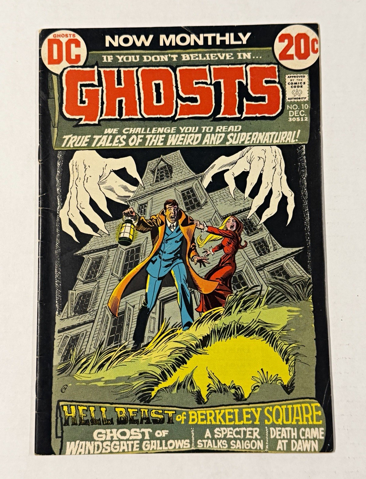 Ghosts #10 (1972) DC Nick Cardy Cover Bronze Age Horror VG/FN