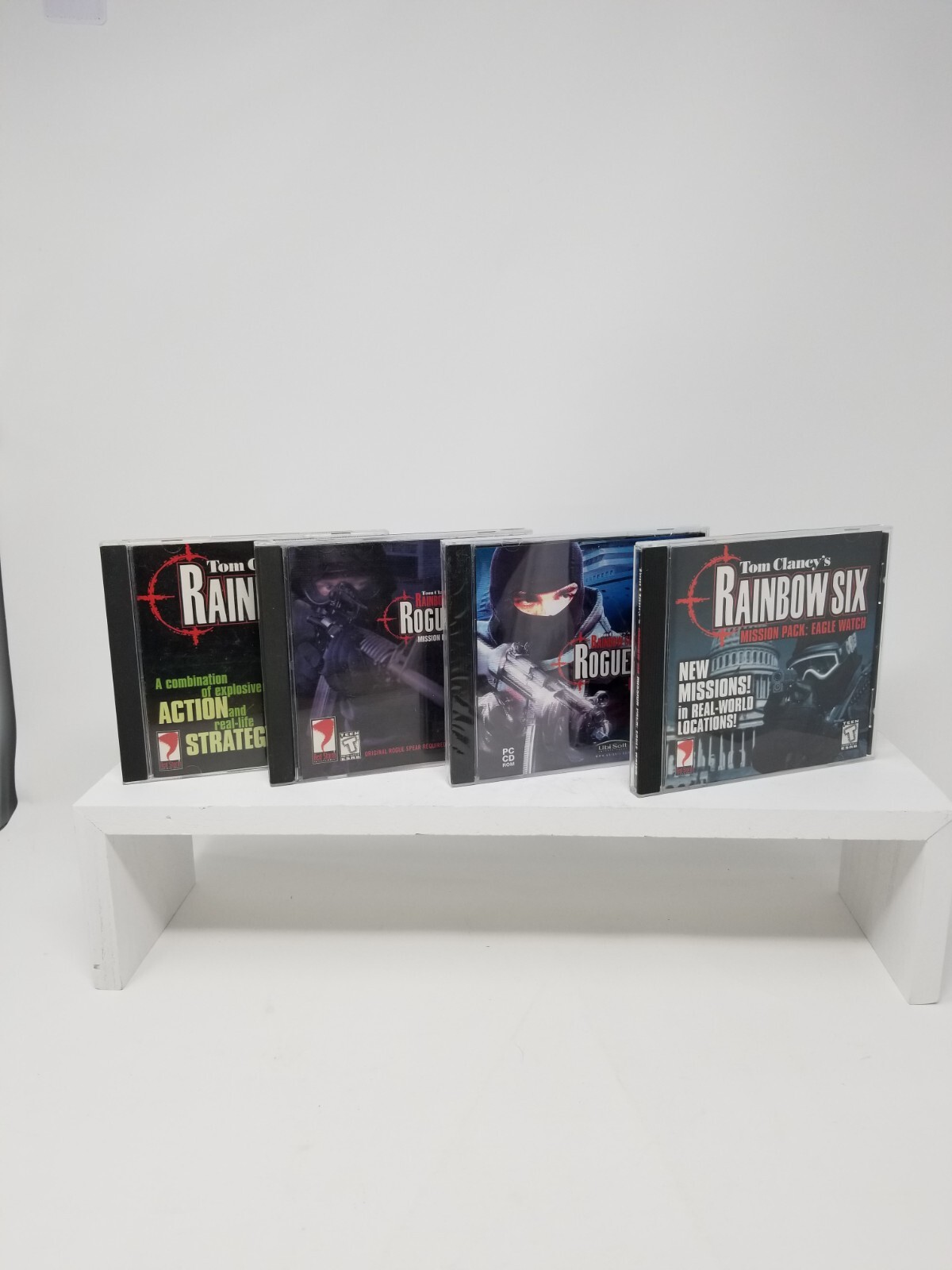 Tom Clancy\'s Rainbow Six PC Lot of 4 Games - Rogue Spear Eagle Watch Look