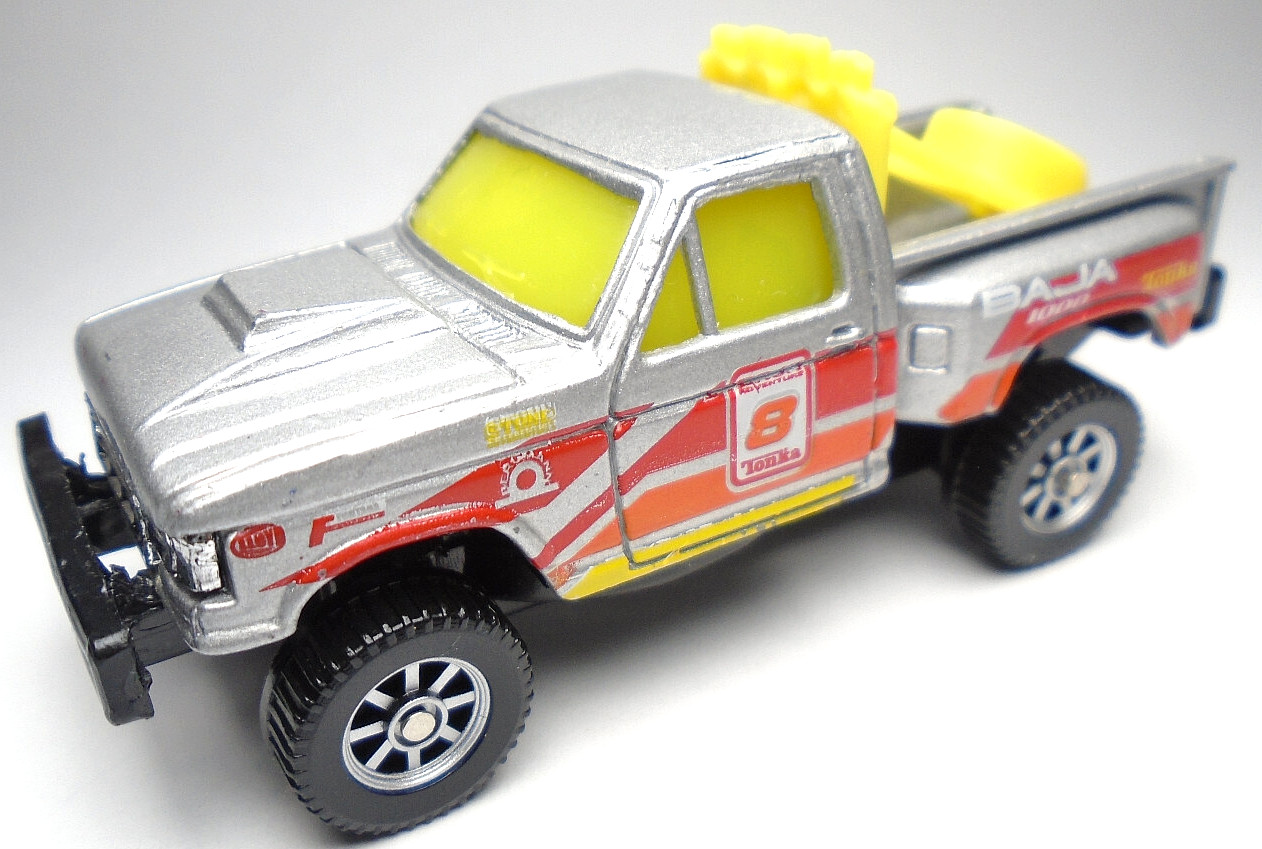 MAISTO TONKA FORD 1000 BAJA #8 SILVER 1:64 DIECAST 3 1/8\
