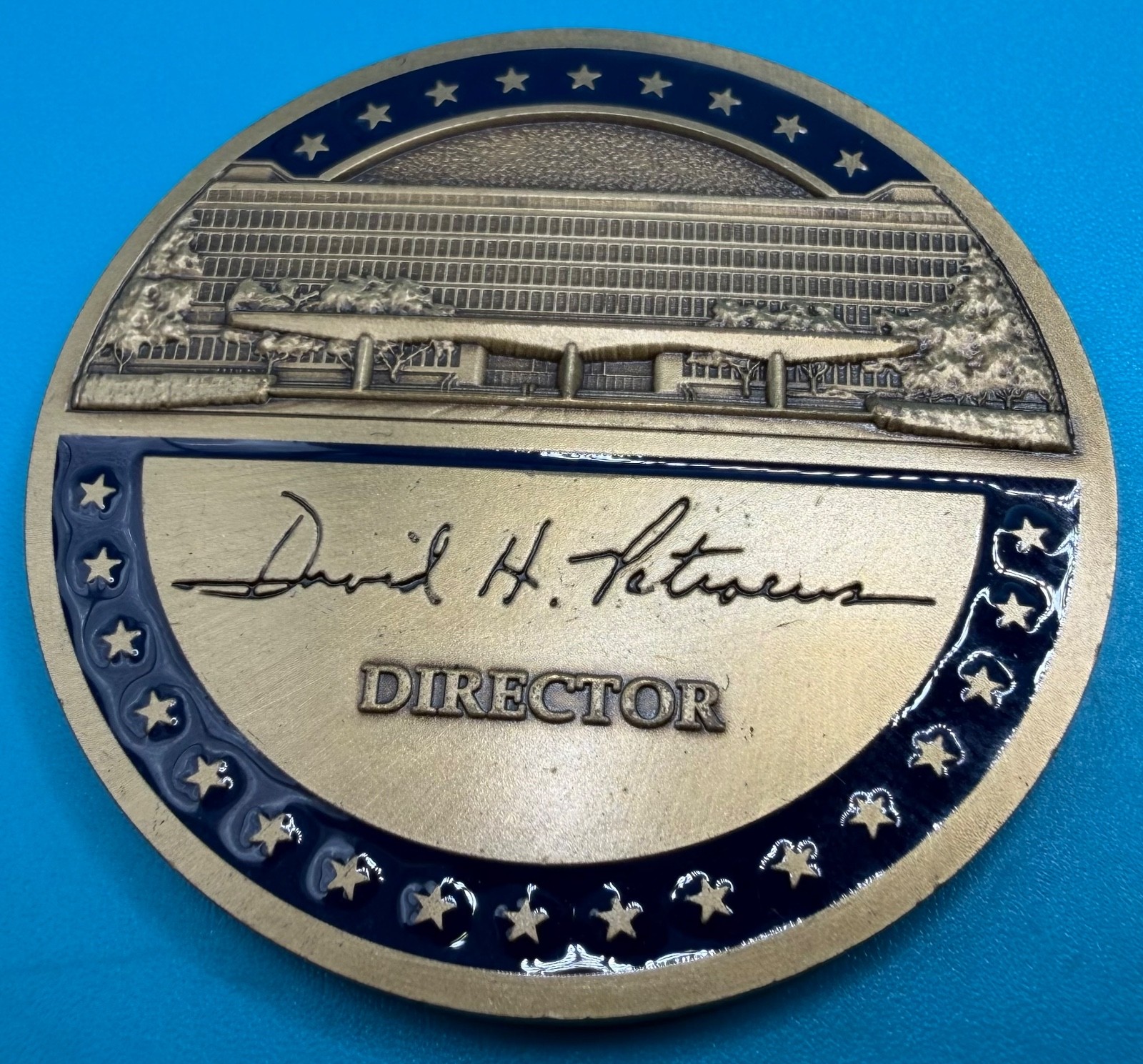 Authentic 4th Director of the CIA David H. Petraeus Obama VHTF Challenge Coin