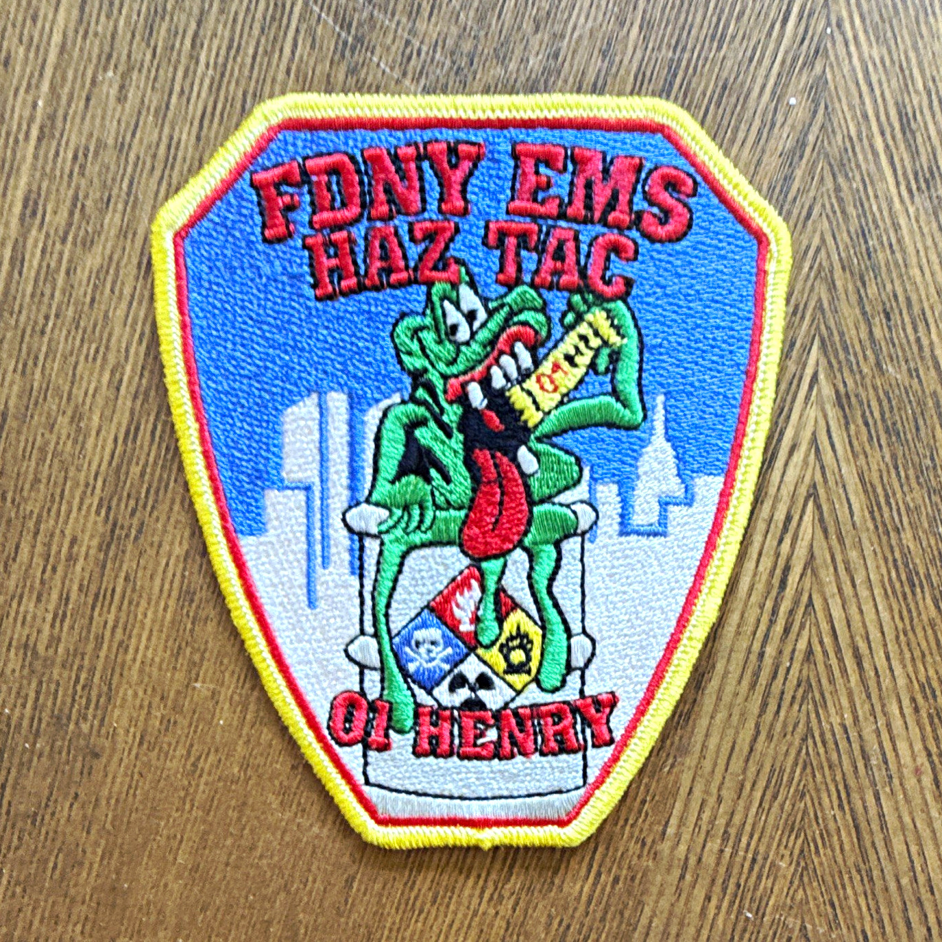 *RARE* FDNY EMS HAZ-TAC 01 HENRY PATCH