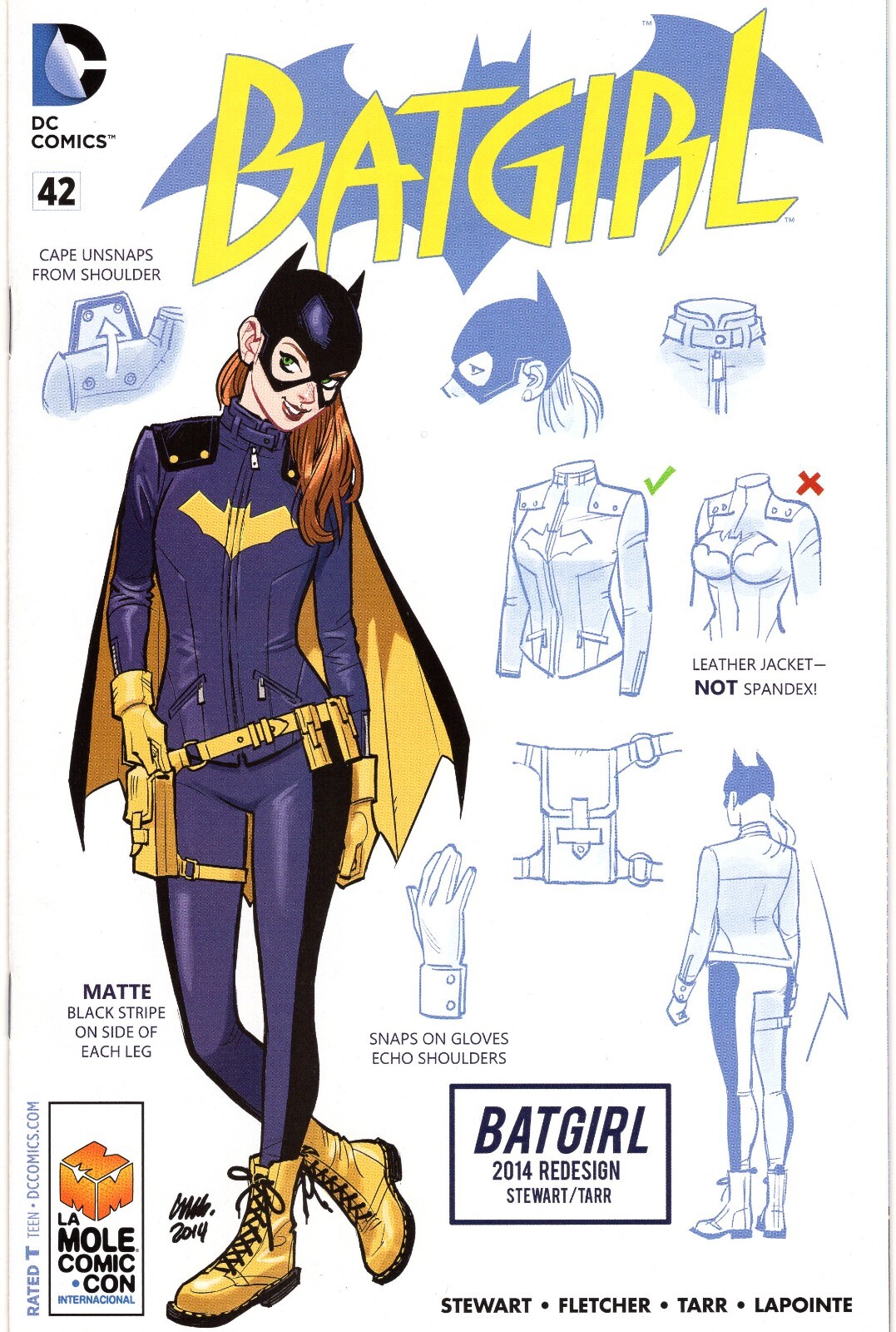Batgirl #42 Babs Tarr La Mole Variant DC Comics 2015 NM+