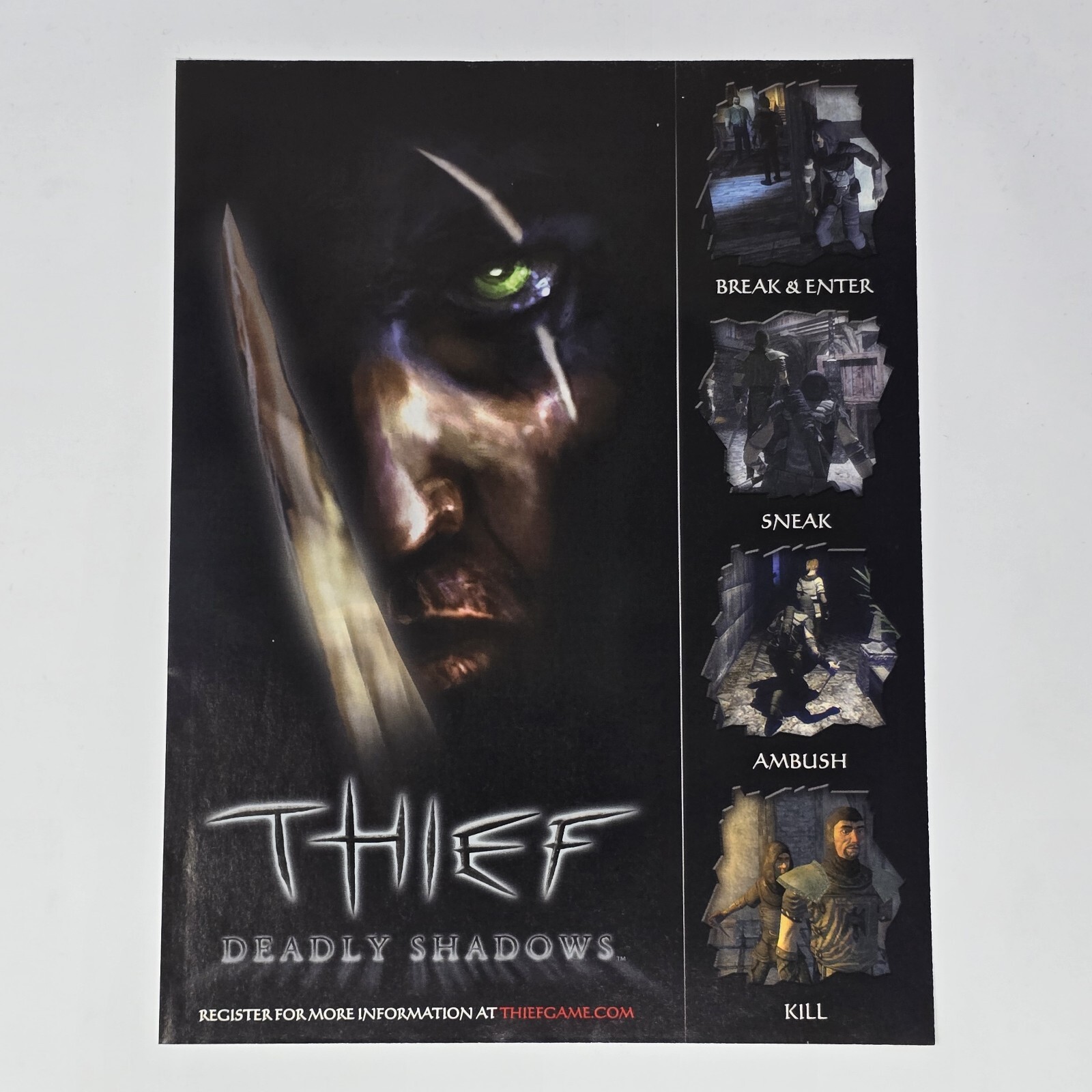 Thief Deadly Shadows Break & Enter Print Ad/Poster Official Promo Art