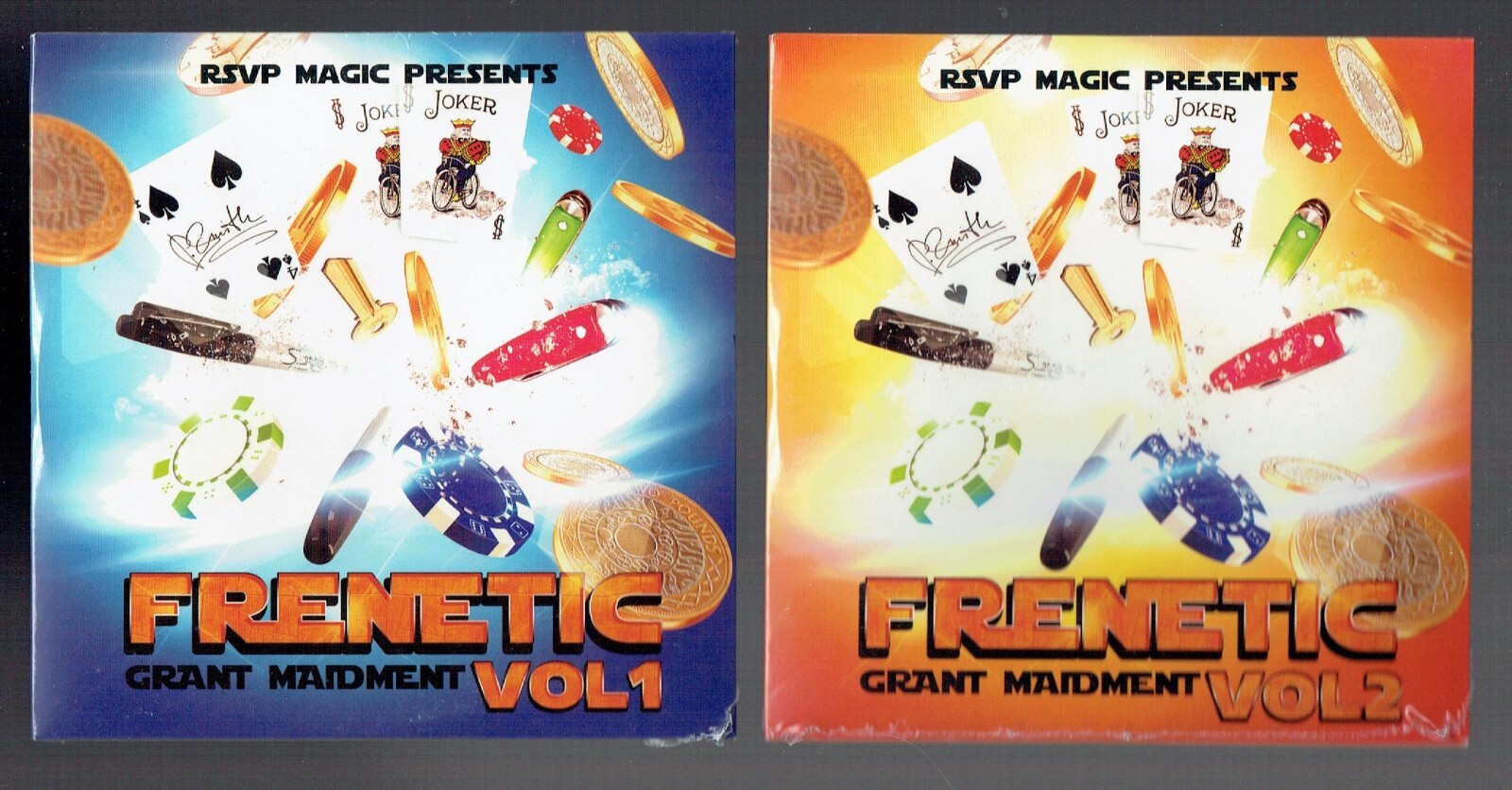 Frenetic Volumes 1 & 2 by Grant Maidment - 2 New Magic DVDs