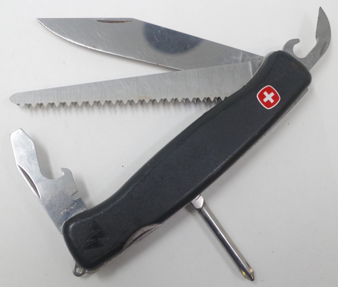 Wenger Mountaineer Ranger 06 Model Swiss Army Pocket Knife 120mm - TSA Auction