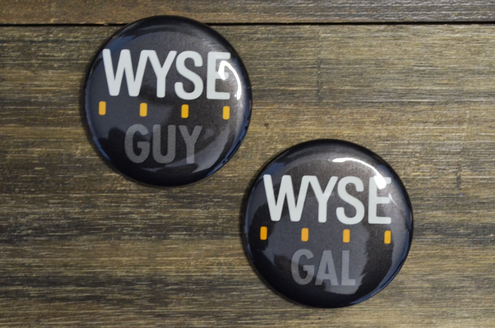 WYSE Guy Gal Pin Lot Employee Cloud Computing Tech Convention Promo 1980\'s