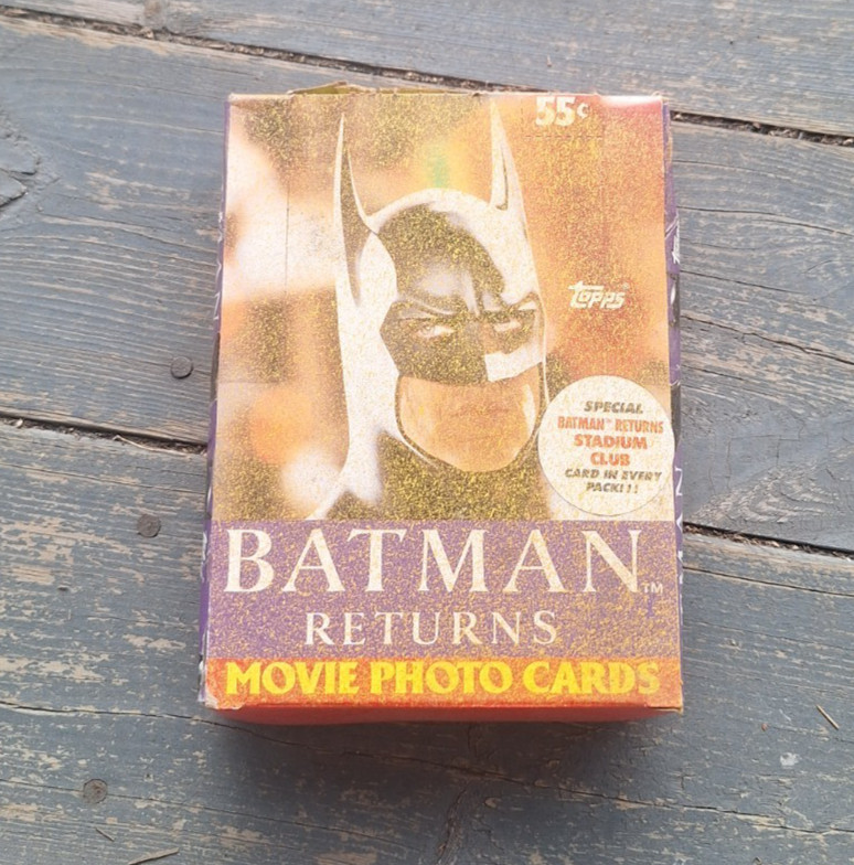 1992 Topps Batman Returns Movie Photo Cards Wax Box 36 Factory Sealed Packs