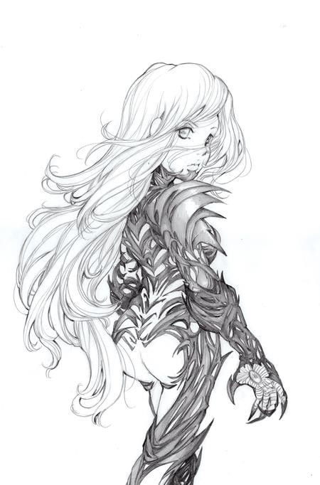WITCHBLADE #21 - CAMILLA DERRICO COVER D INC 1:50 B&W VARIANT