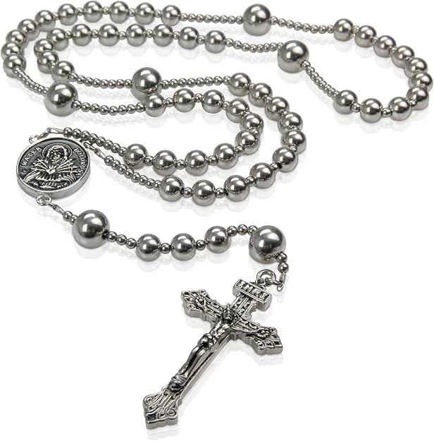 Rosary Beads Catholic, Stainless Steel