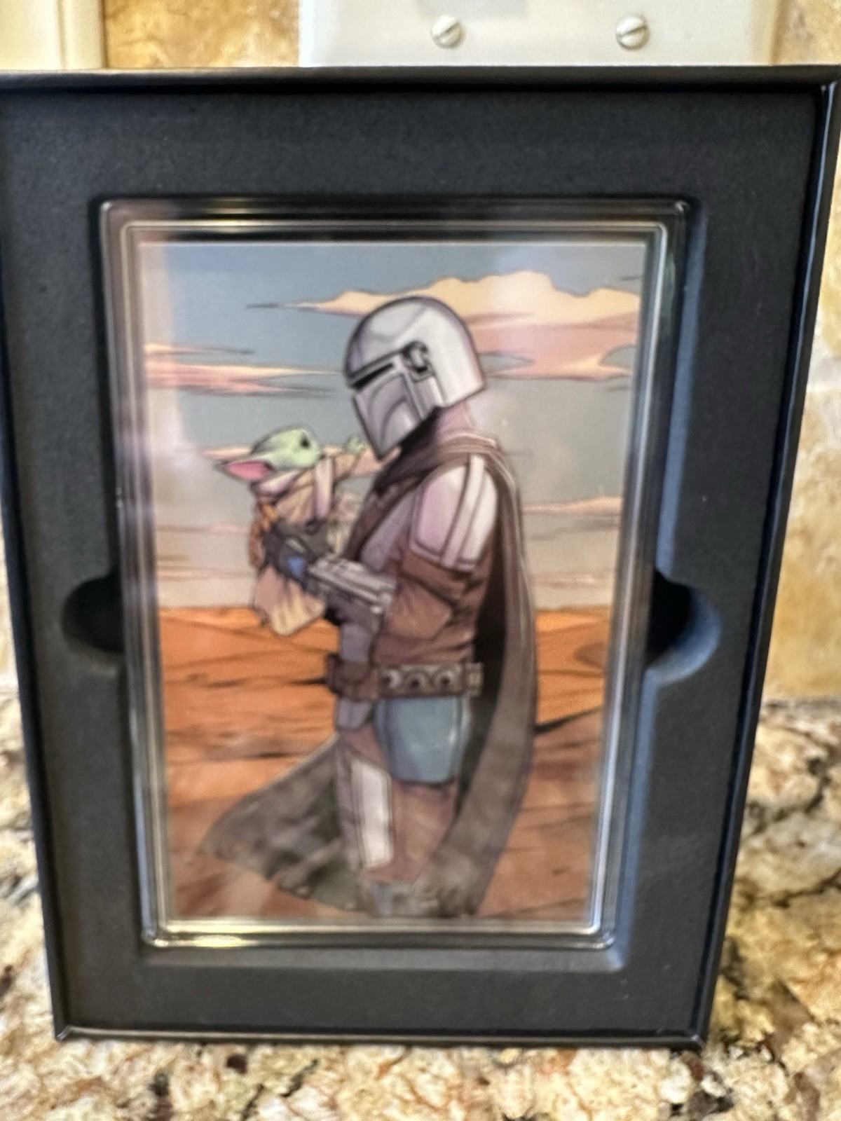 Agoro Star Wars Mandalorian Grogu Tier 2 5g .999 Silver Foil /1000