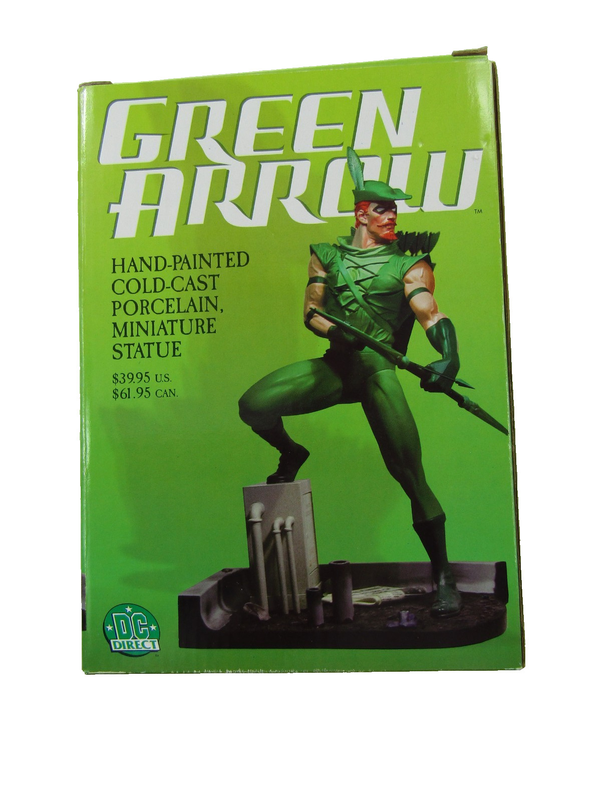 DC Direct Green Arrow Hand-Painted Cold-Cast Miniature Statue 6.5\