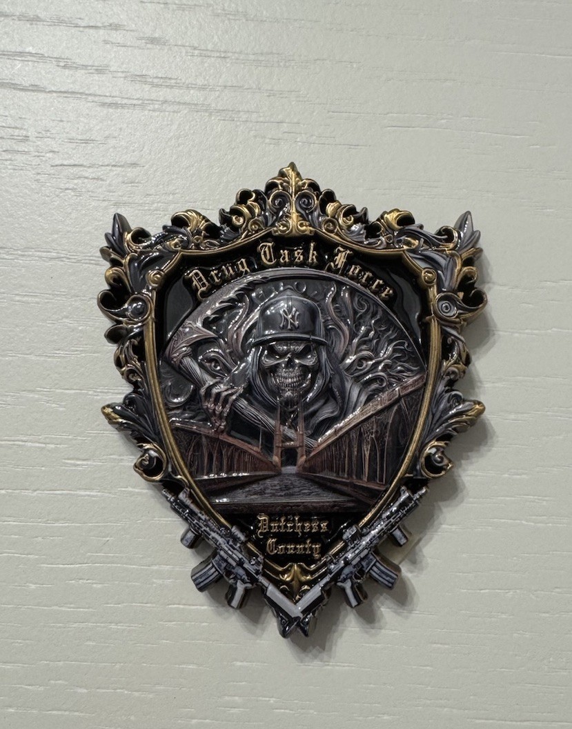Delta Designs DEA Dutchess County New York Drug Task Force Police Challenge Coin