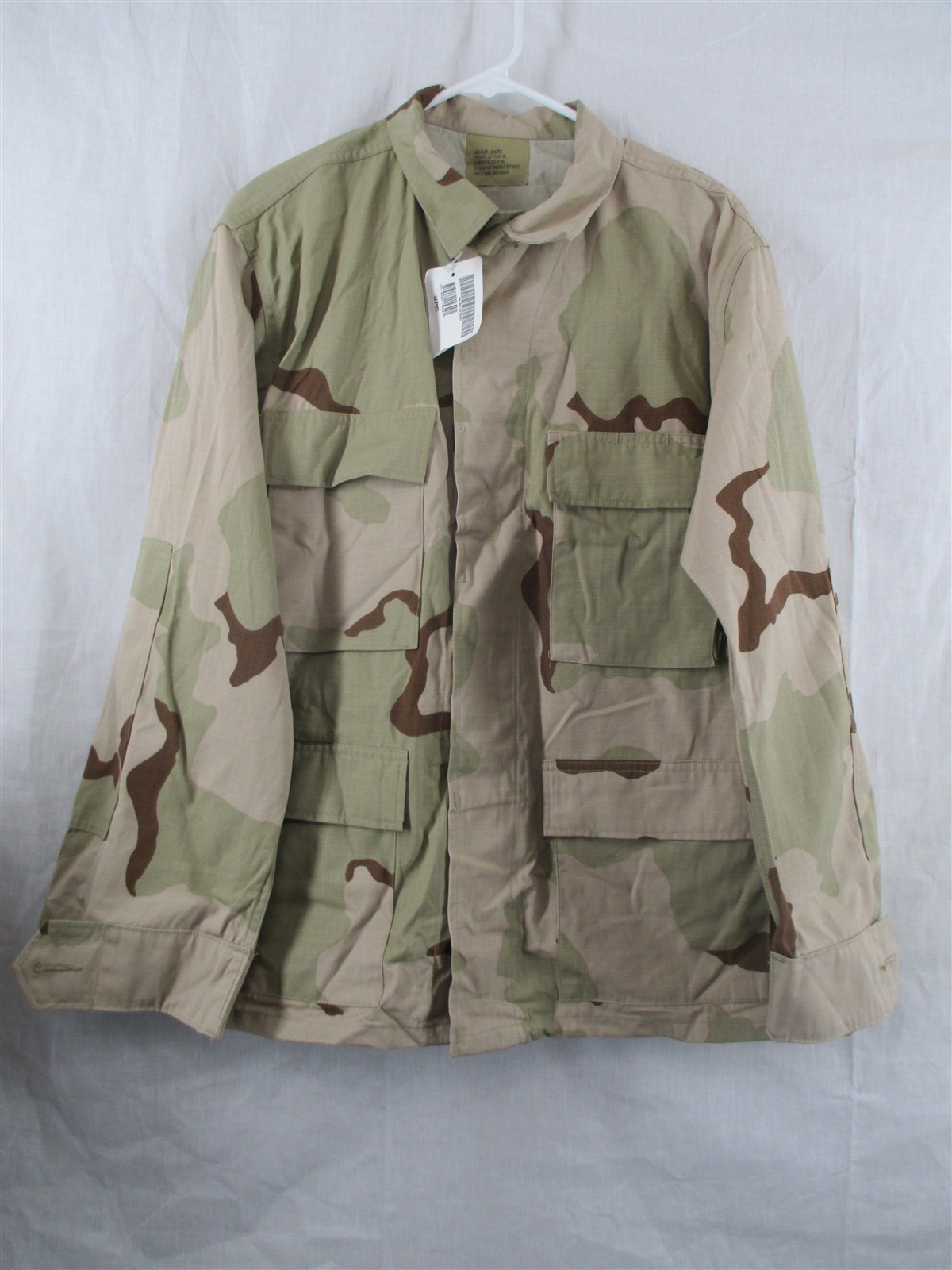 DCU Shirt/Coat Medium Short Desert Camo Cotton/Nylon USGI Army Uniform NWT