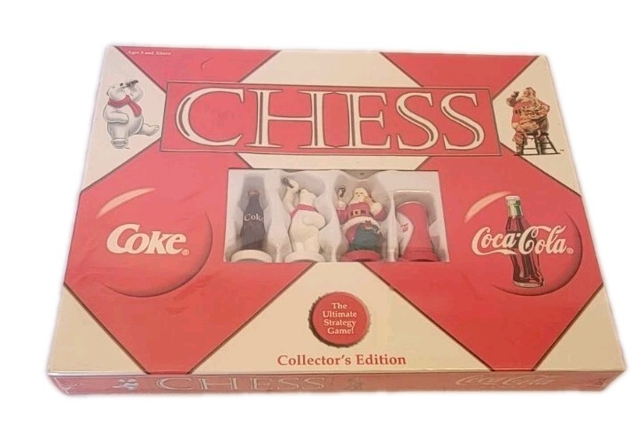 Coca-Cola Limited Edition Chess Set - Coca-Cola vs. Coke Brand Pieces NEW NEW