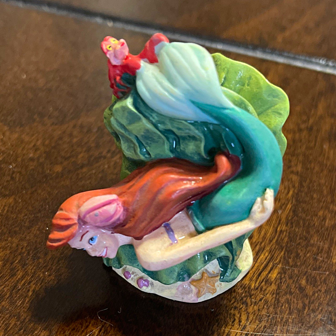 Disney The Little Mermaid Ariel & Sebastian Figurine, 3\