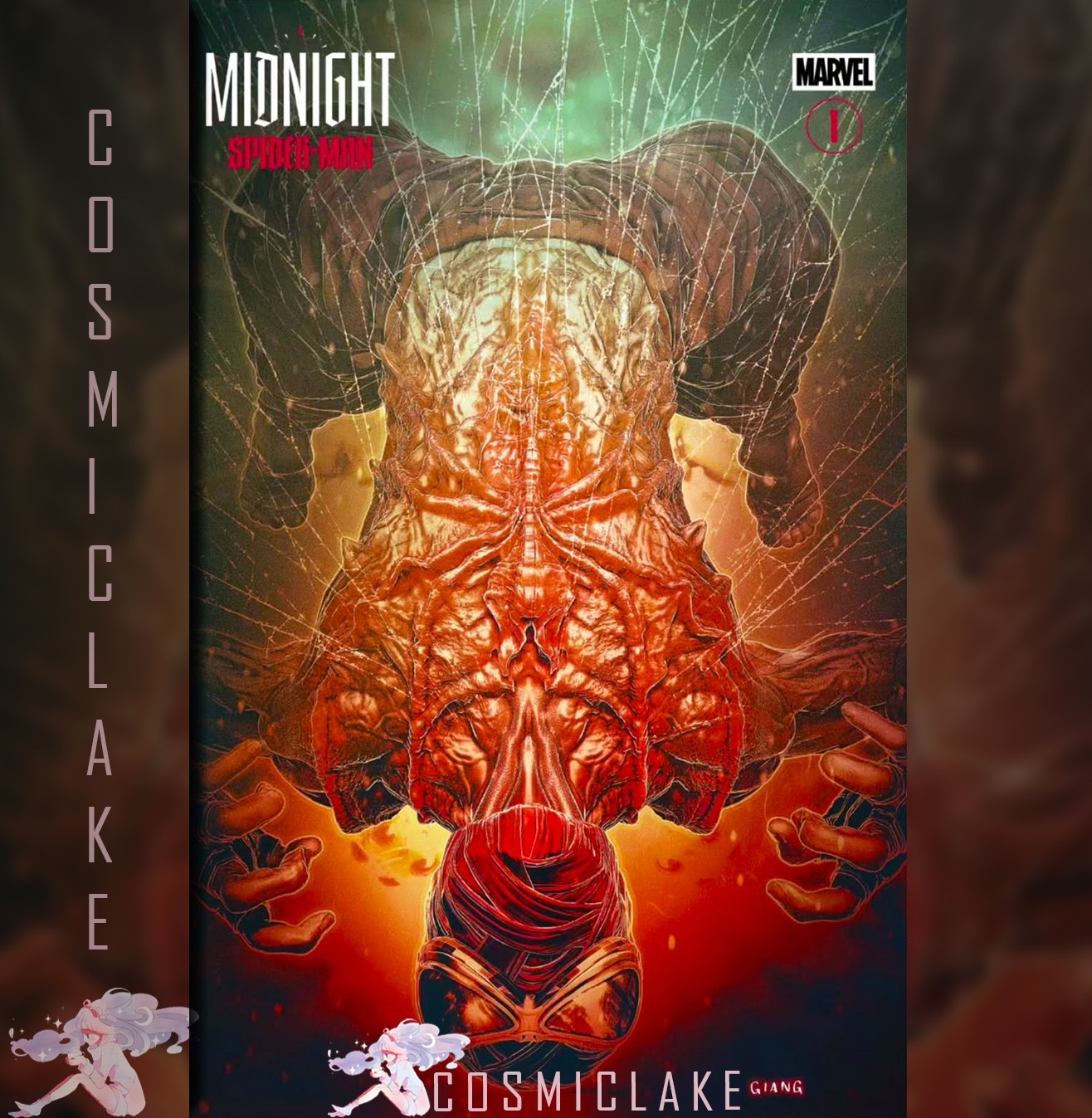 Midnight Spider-man #1 Giang Exclusive Variant Ltd 900 Presale 10/7☆