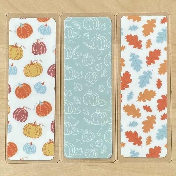Cute Aesthetic Bookmark For Books, Gift For Bookworms, 2x6” Laminated, Set Of 3