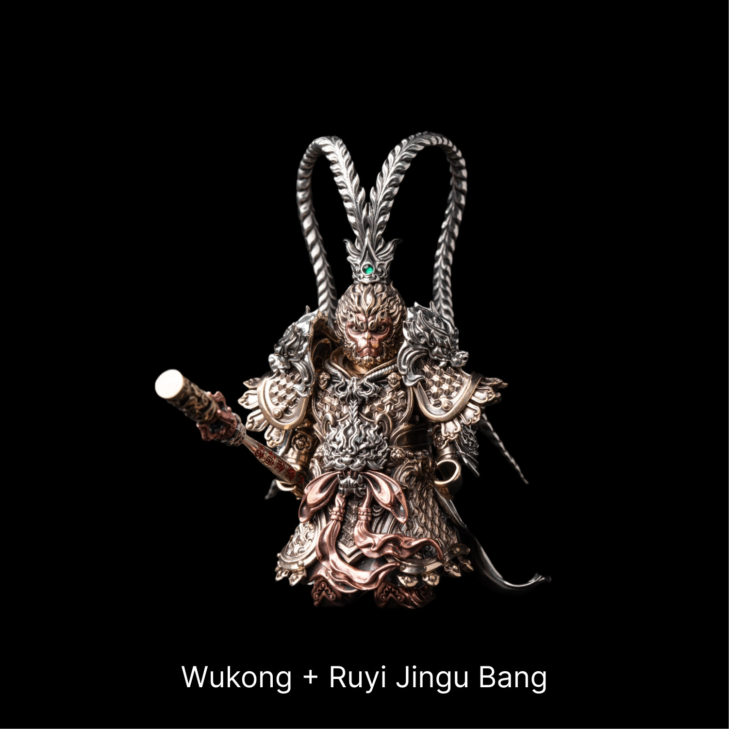 Monkey King Figurine Great Sage Chinese Mythology Statue Collectible Decor