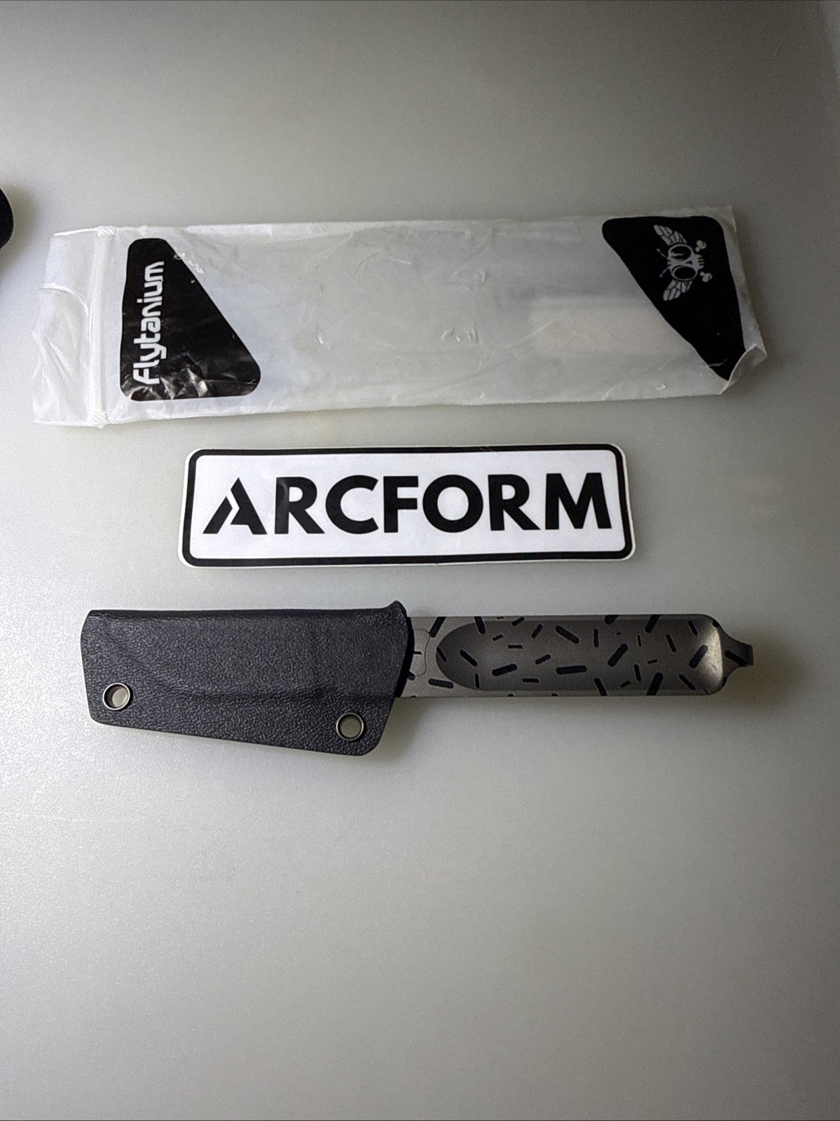 Blade HQ Desert Warrior Exclusive Arcform Fixed Blade Tanto Black /W Sheath