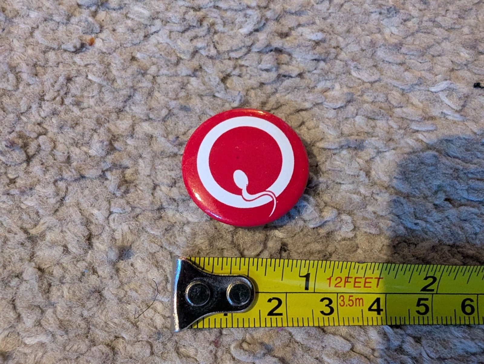 Queens of the Stone Age Pin Badge - RARE - from 2002 Songs for the Deaf era