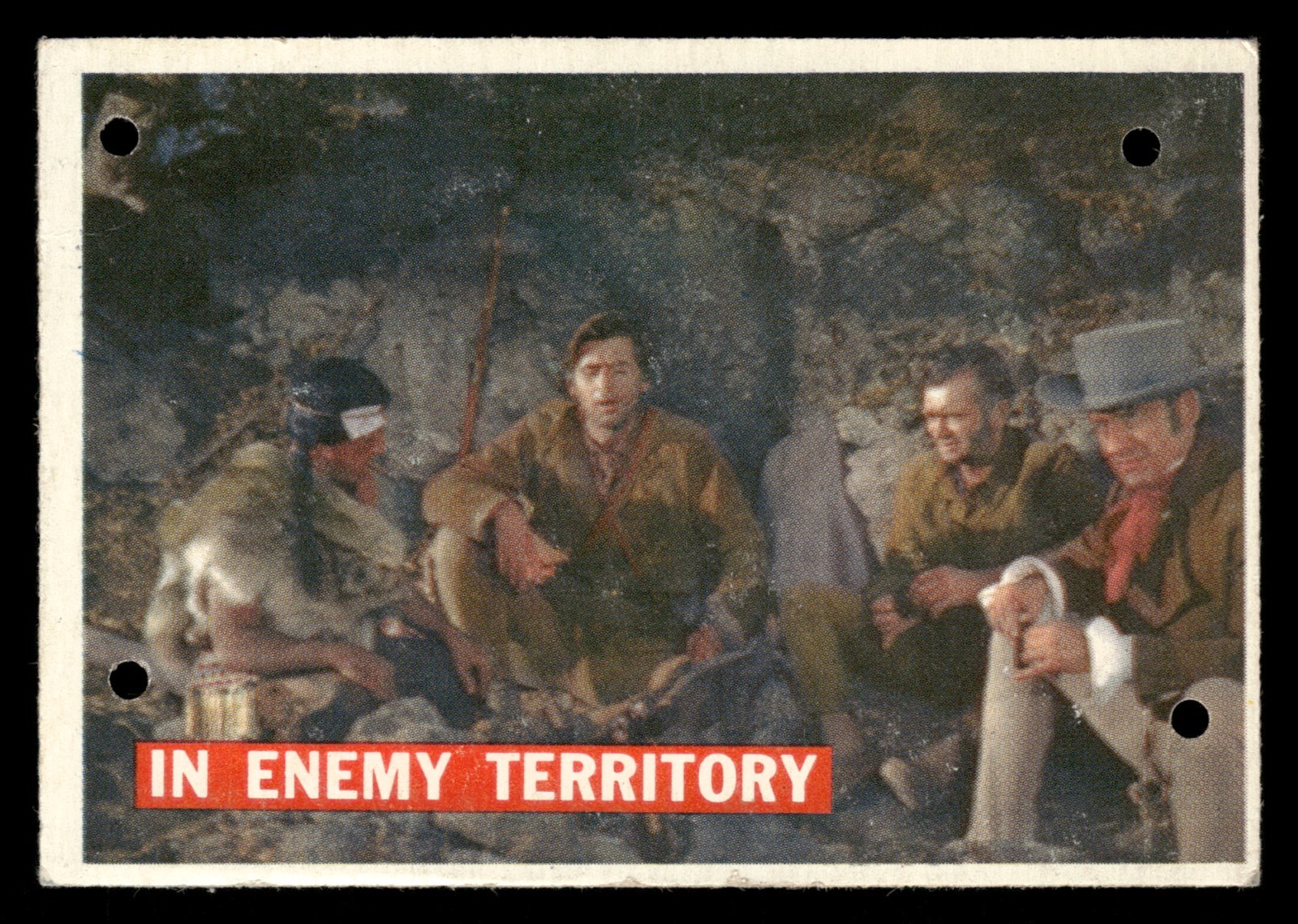 1956 Topps Davy Crockett Series 1 #49 In Enemy Territory