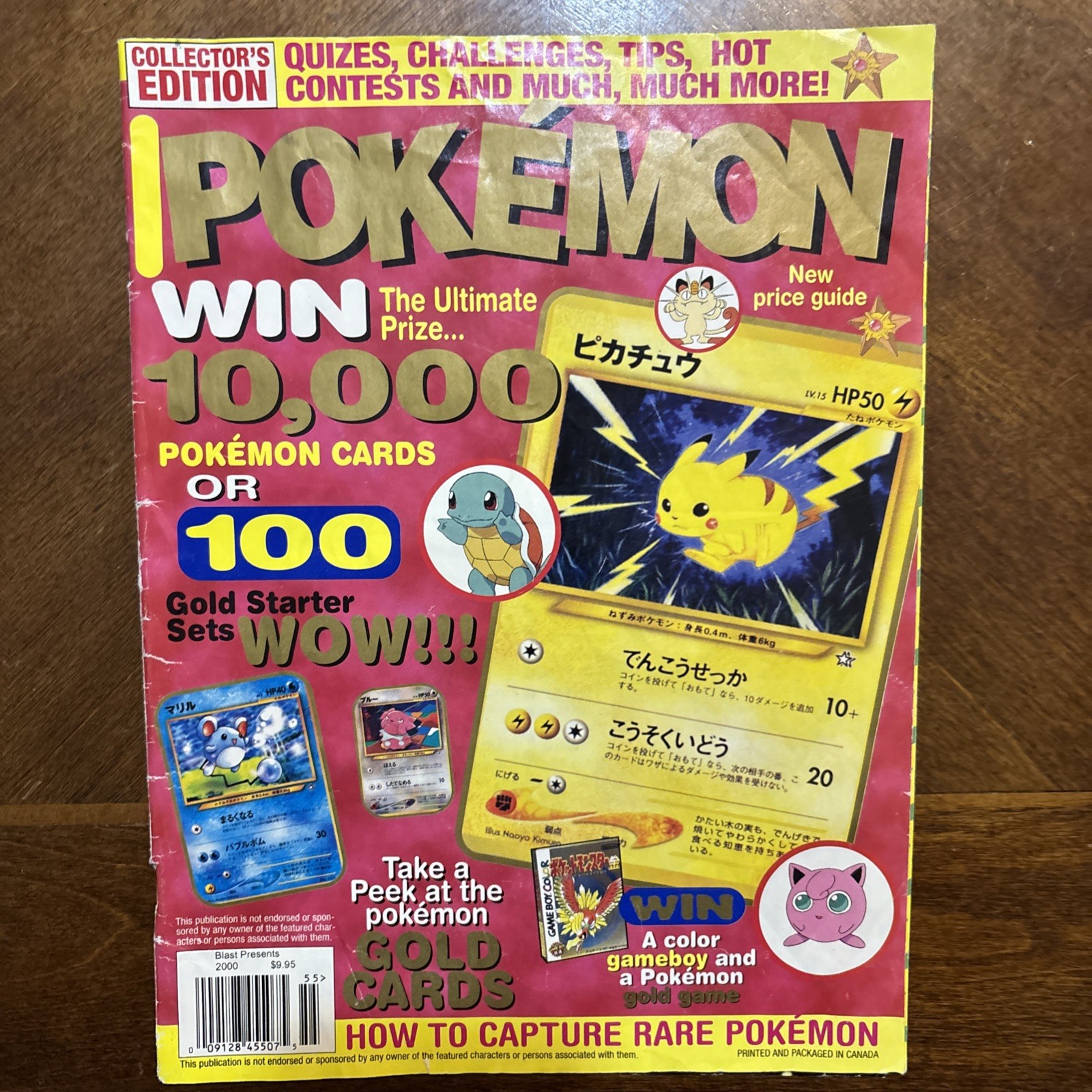 Pokemon How to Capture Rare Pokemon Vintage RARE Collector s Edition Magazine