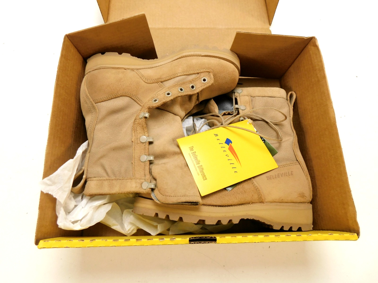 Military Belleville Tan Army Infantry Flight Combat 790G 4.5XW GoreTex Boots