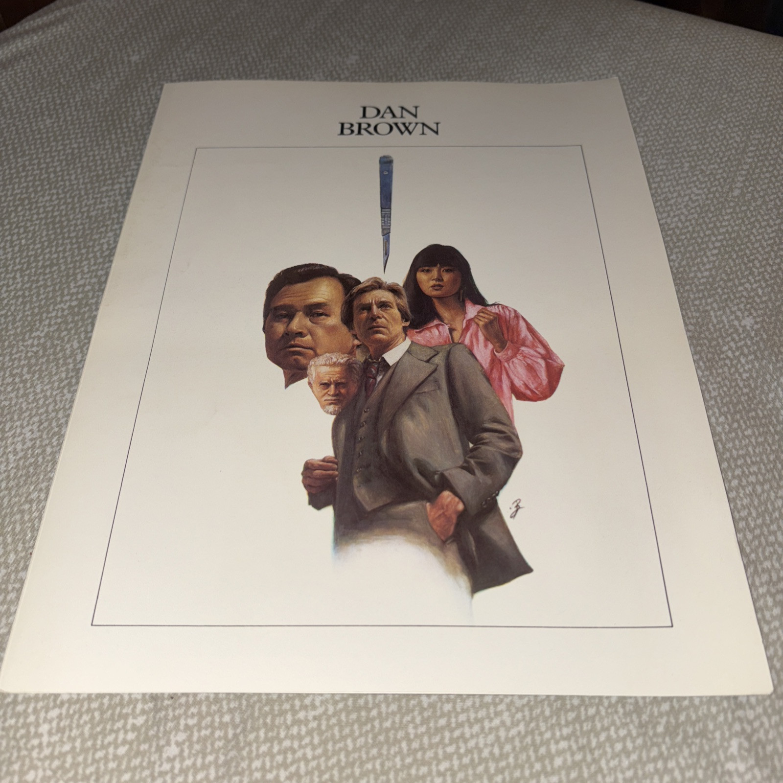 Rare Vintage Dan Brown Mendola Artist Representative Art Agent Brochure Olympics