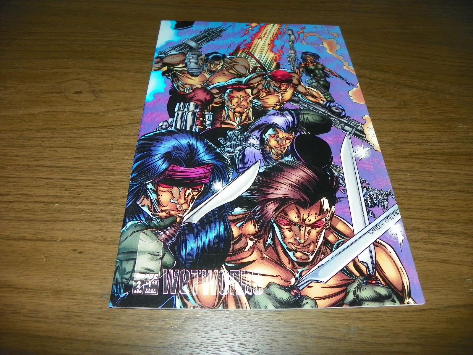 1994 IMAGE COMICS WETWORKS #2 VARIANT COVER