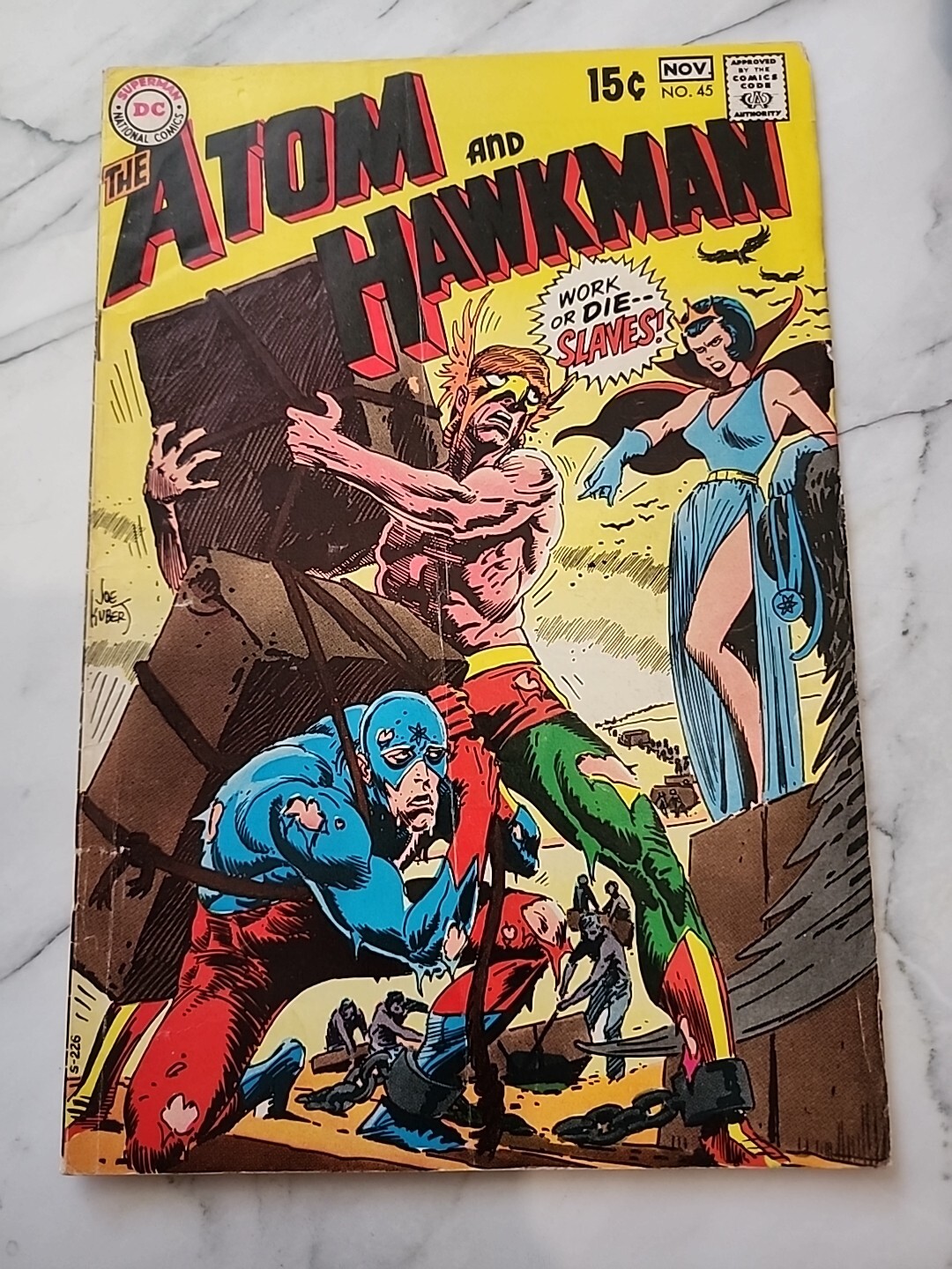 The Atom and Hawkman comic 45, Oct-Nov 1969 National Periodical