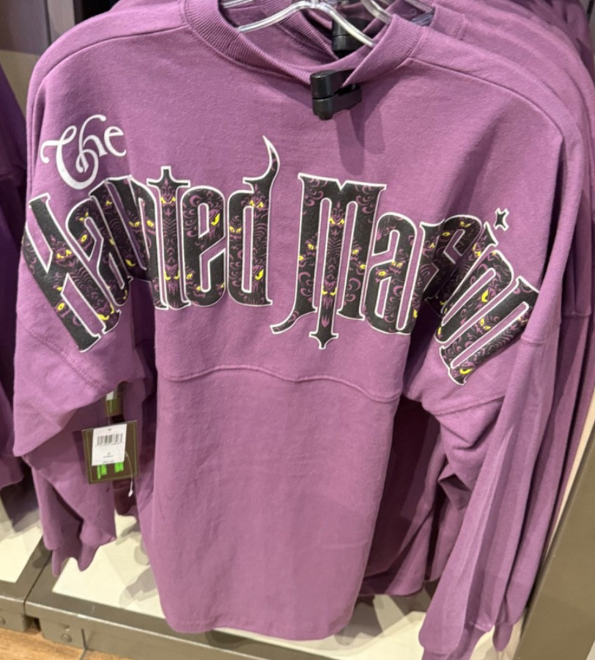 2026 Disney Parks The Haunted Mansion Spirit Jersey XS Glow In the Dark