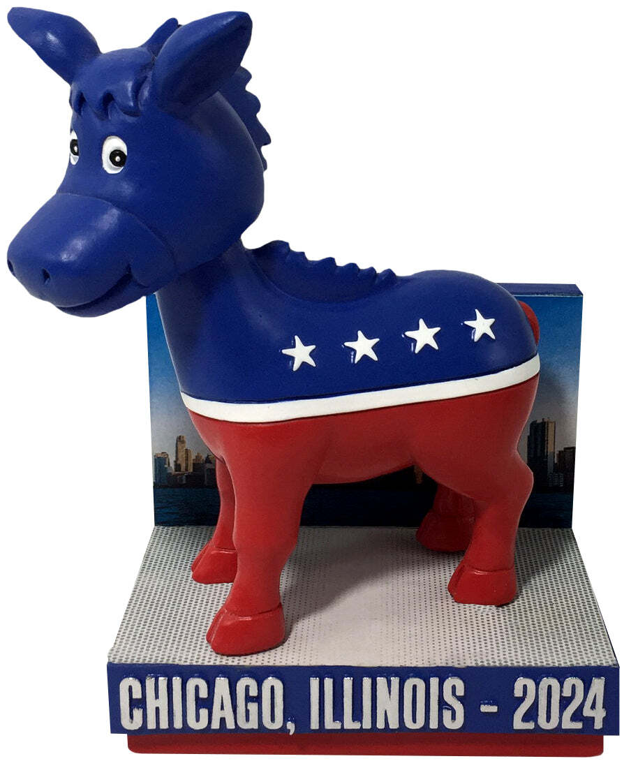 Democratic Donkey 2024 Democratic National Convention Bobblehead Chicago DNC