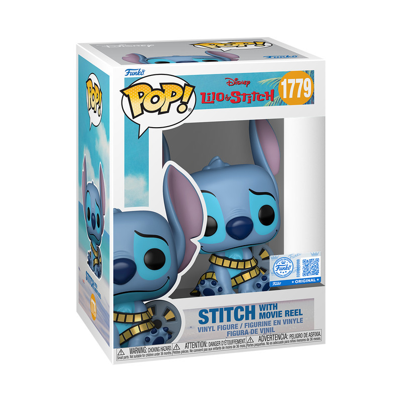 Funko POP Disney Lilo & Stitch - Stitch with Movie Reel Exclusive Figure 1779