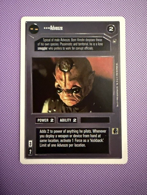 Star Wars CCG A New Hope Revised (WB) Commons/Uncommons - Dark Side Singles