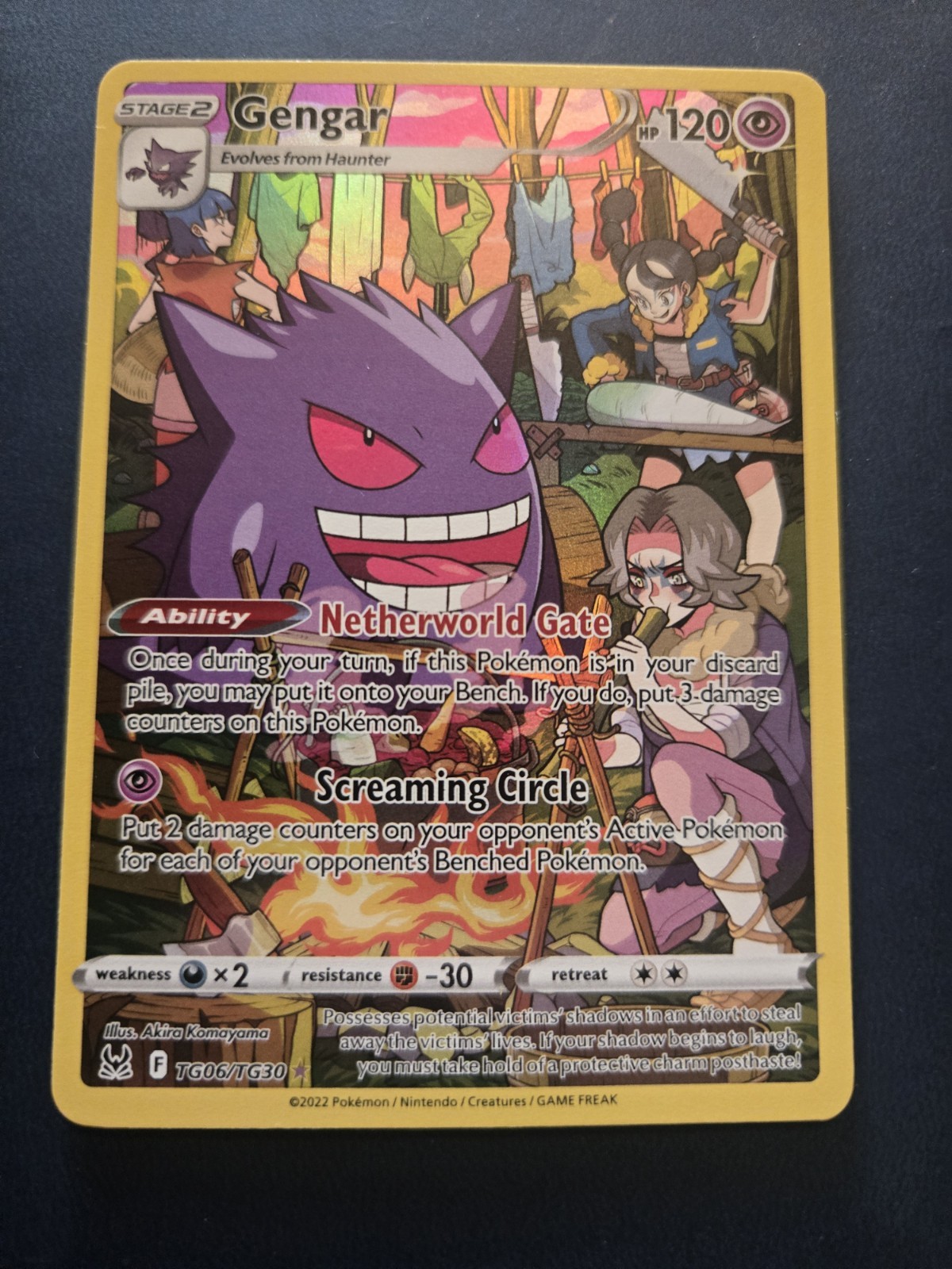 The Pokémon Company Gengar TG06/TG30ngar  Lost Origin TG FA Holo UR ENG 2022