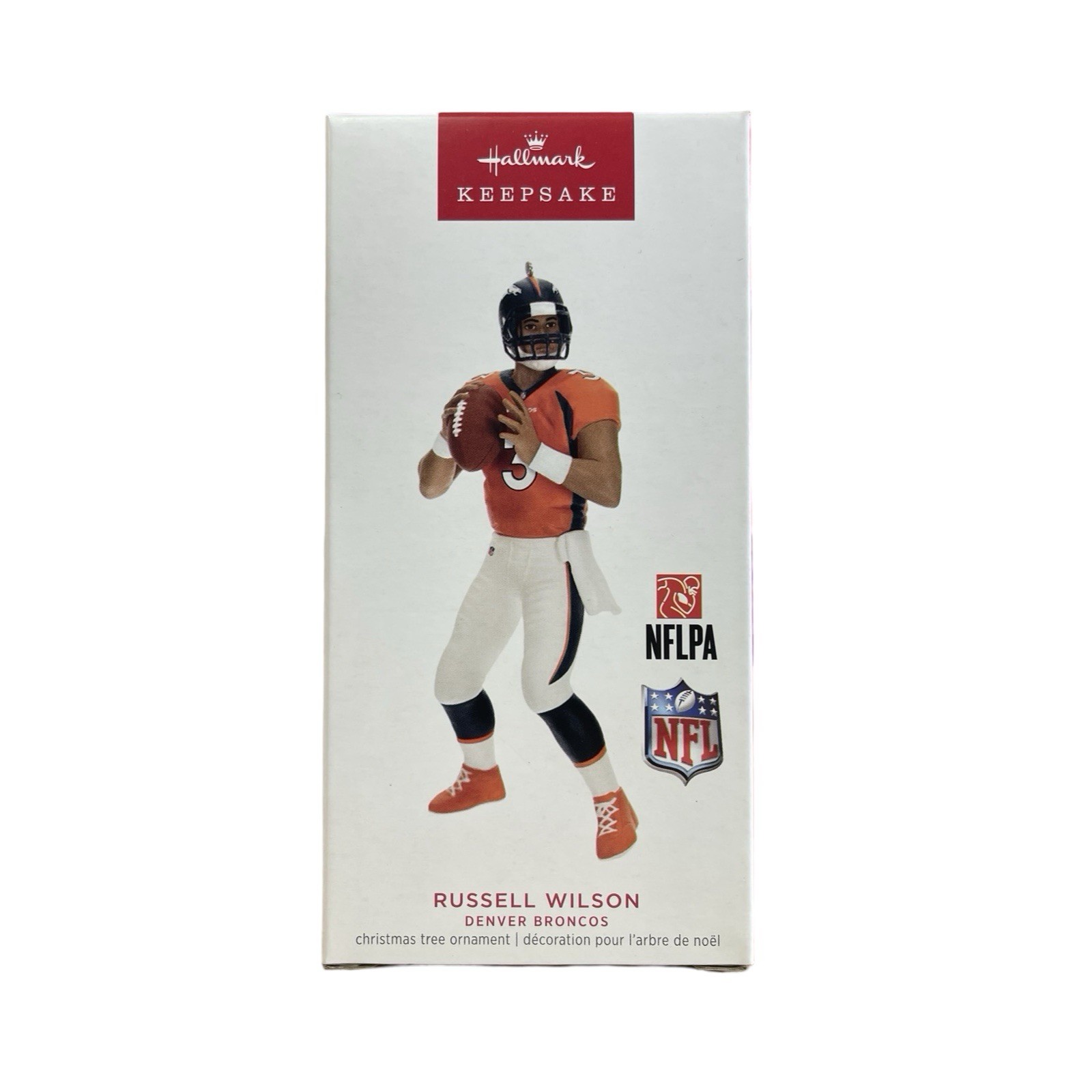 2023 Hallmark NFL Quarterback Denver Broncos Russell Wilson Ornament