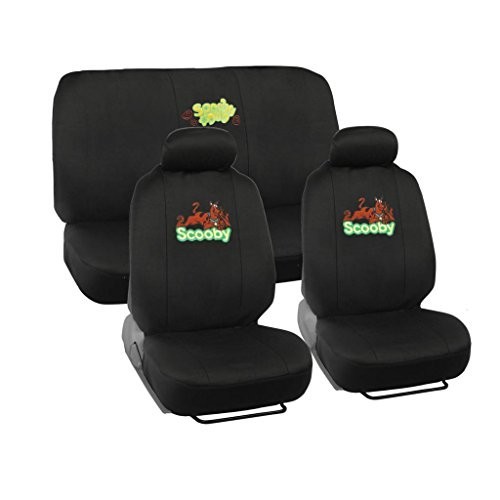 Scooby Doo 9pc Car Seat Covers Full Set Universal Fit 5mm Foam Cushion