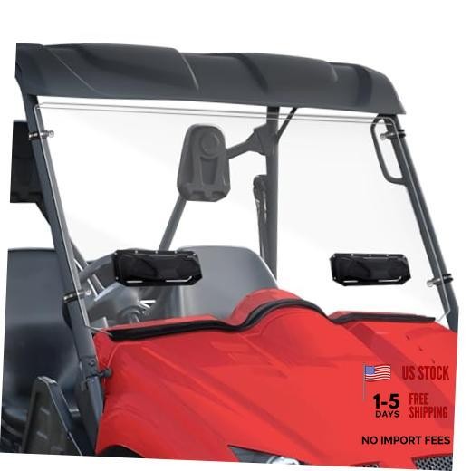 Vented Rhino Windshield - Scratch Resistant Polycarbonate Vented Windshield