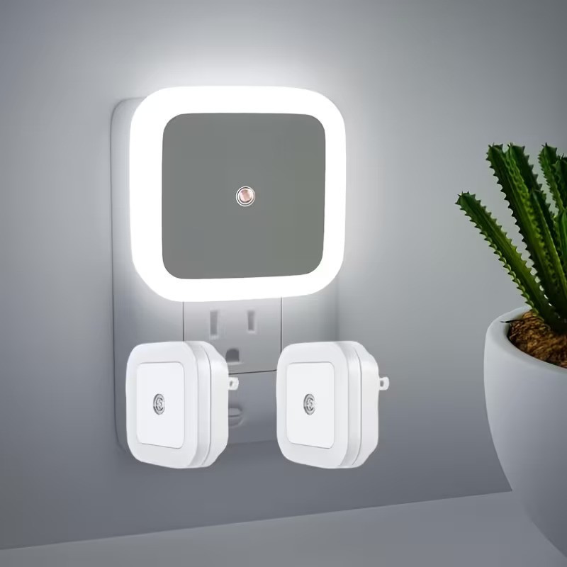 Smart LED Night Light, Plug-in, (6 Pack) Super Smart Dusk to Dawn Sensor