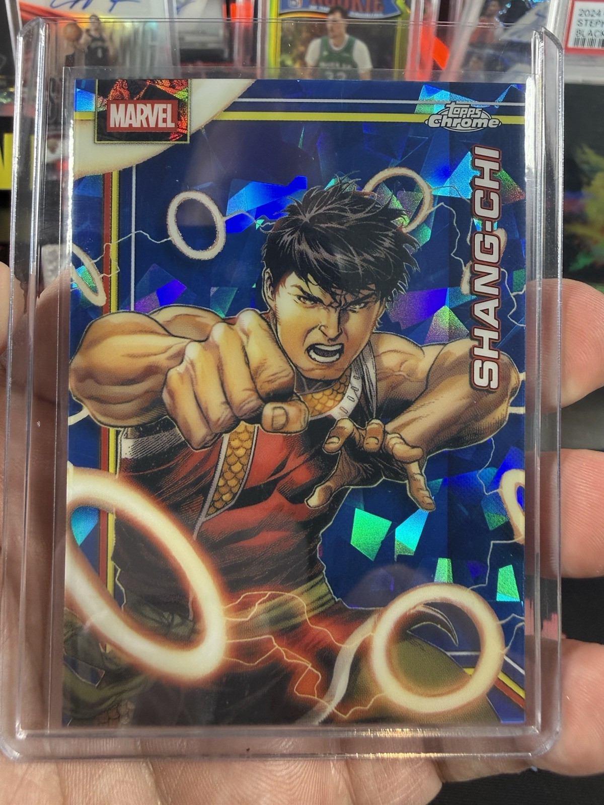 2026 Topps Chrome Marvel Sapphire Shang-Chi Blue #150