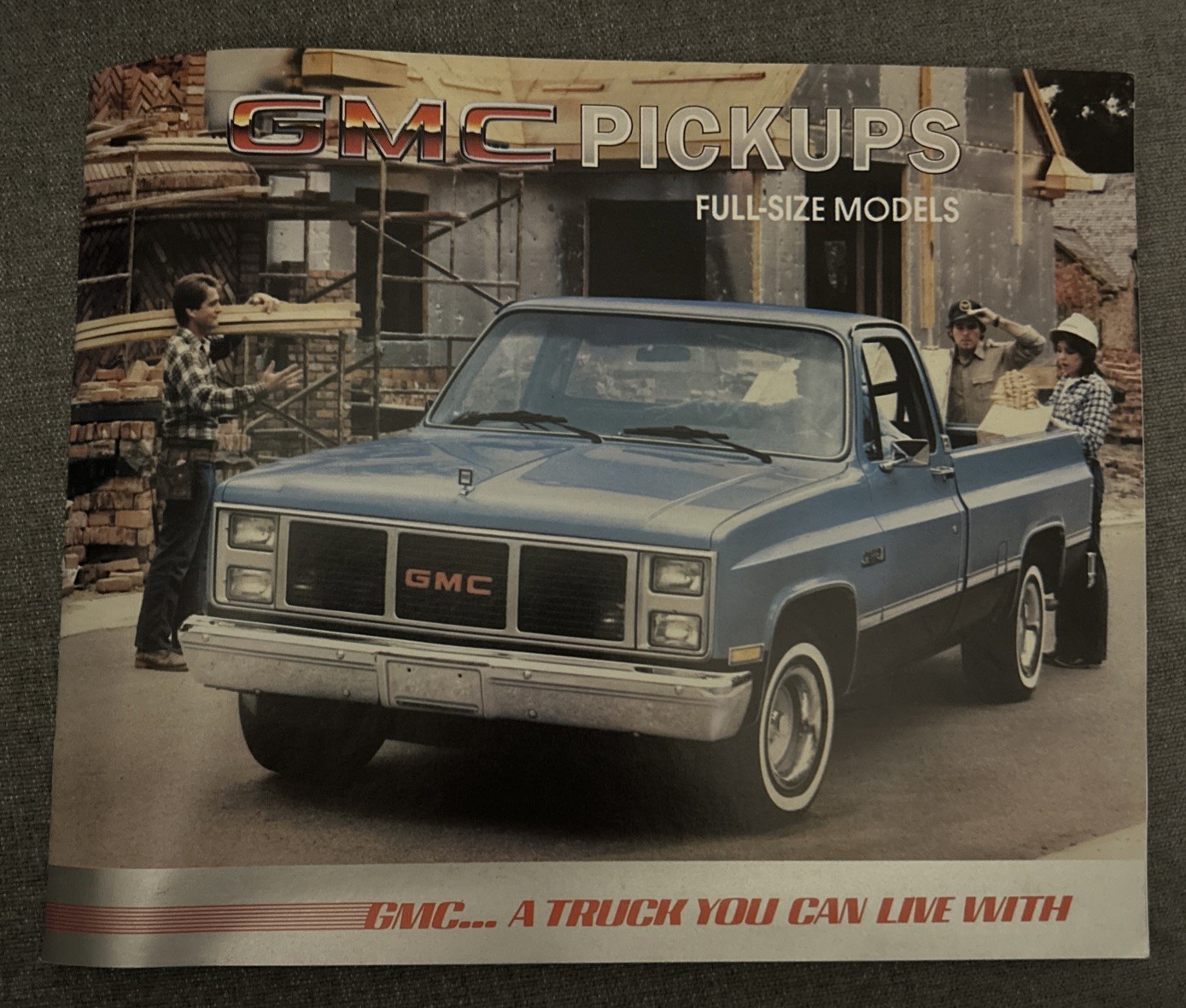 1985 GMC High Sierra Square Body Full Size Pickup Truck Sales Brochure Catalog
