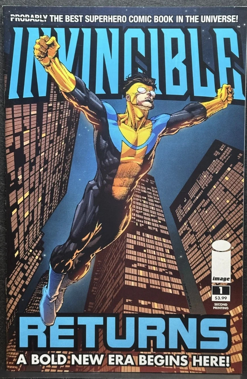 Image Comics Invincible Returns #1 Second Printing 1st Thragg 8.0