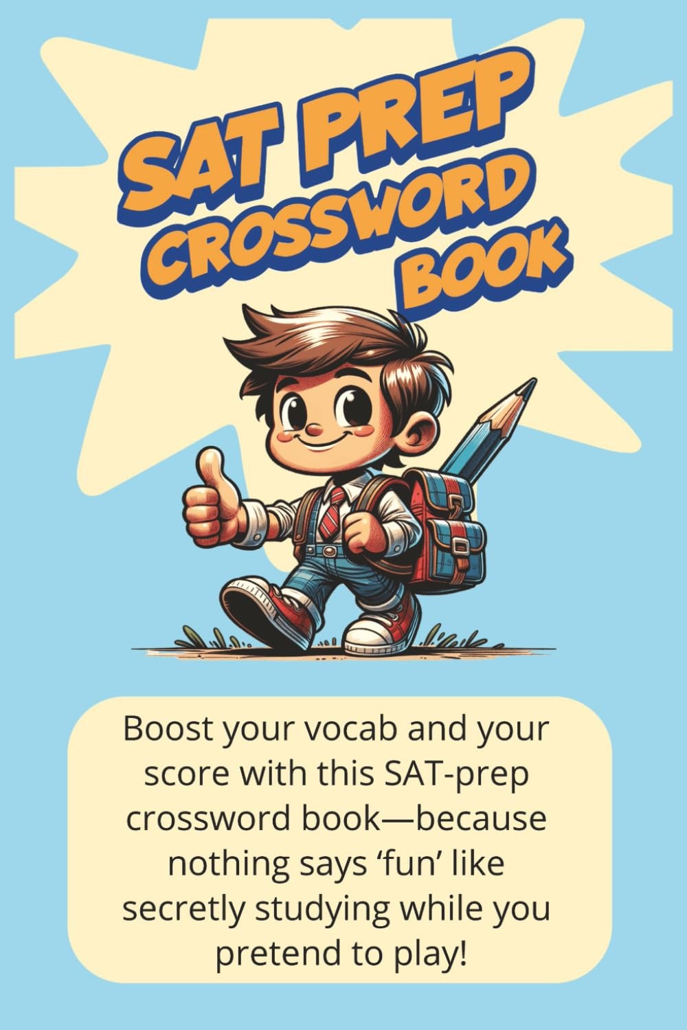 SAT PREP - Crossword Book: SAT Vocabulary Crossword Puzzles – Fun Word Games for