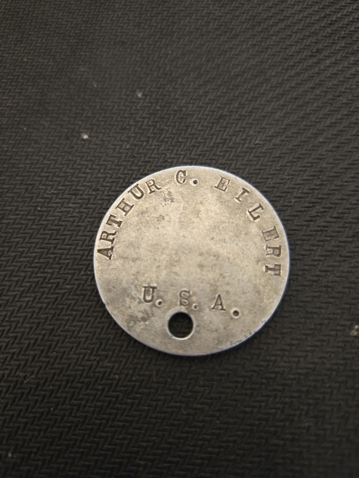 WW1 US DOG TAG WITH GREAT RESEARCH AND NICE TAG